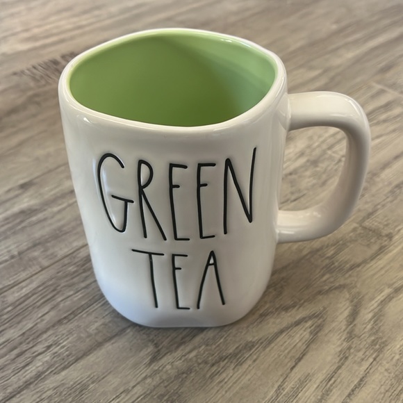 Rae Dunn GREEN TEA Mug - Picture 1 of 3